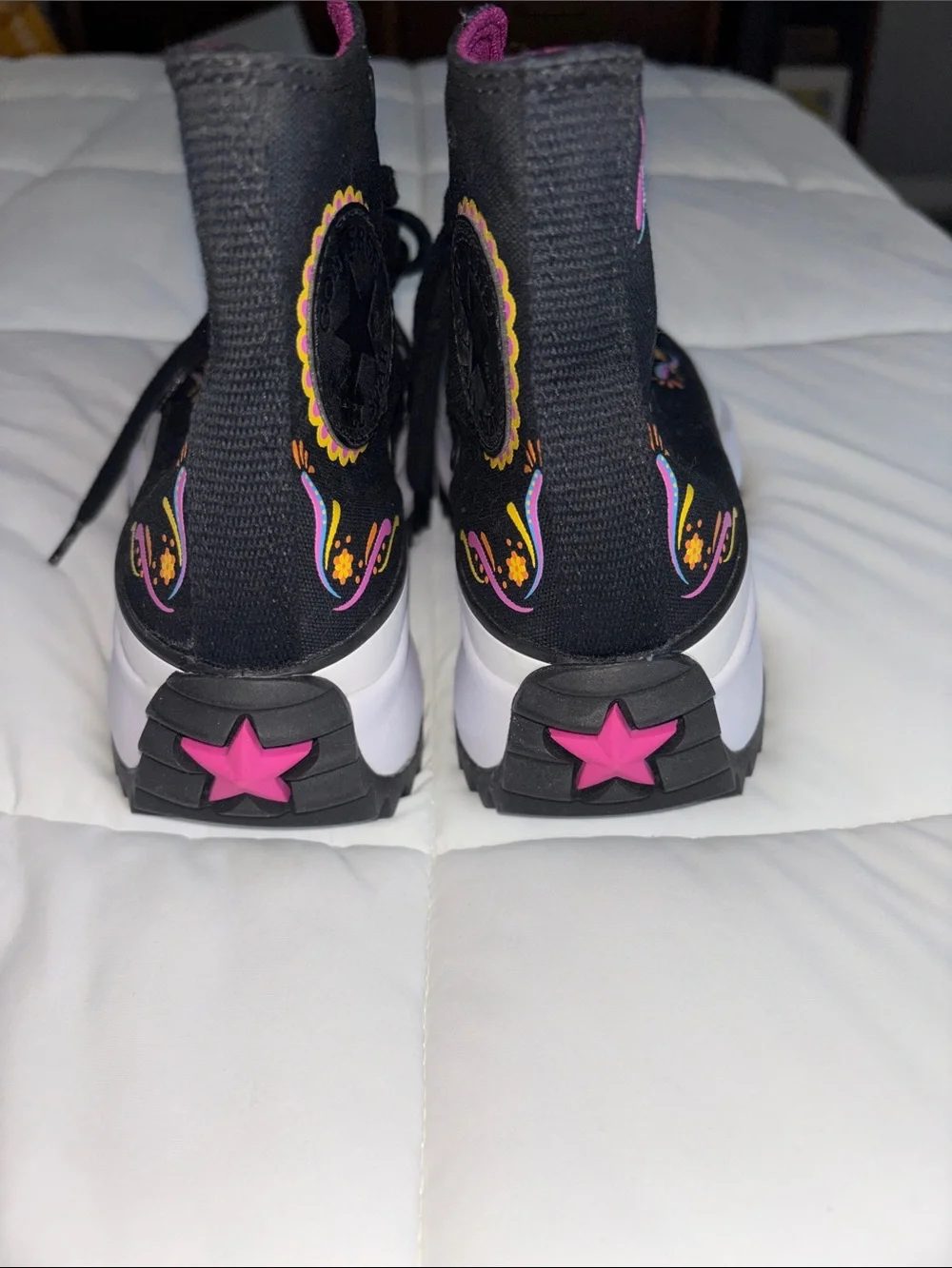 Converse Run Star Hike Platform High 'Día de Muertos' sneakers
